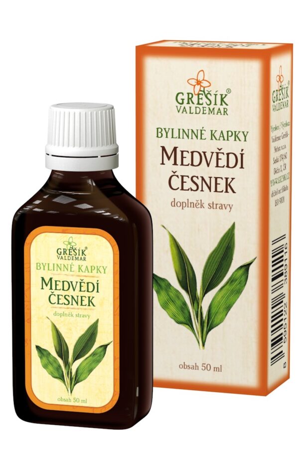 Grešík Medvědí česnek kapky 50 ml