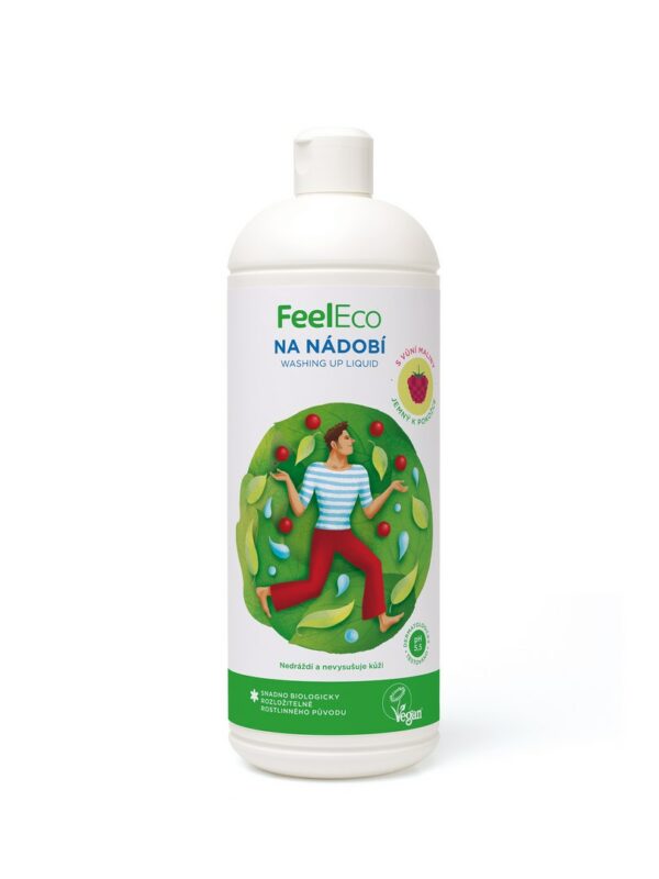 Prostředek na nádobí - Malina 1L FEEL ECO