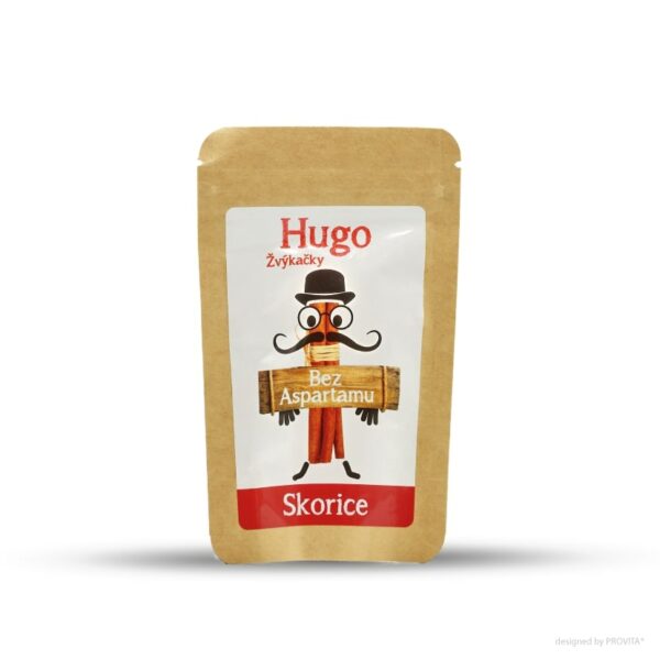 Žvýkačky skořice bez aspart. sáček 45g HUGO