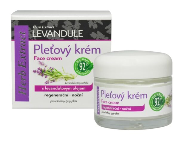 Pleťový krém s levandulovým olejem HERB EXTRACT