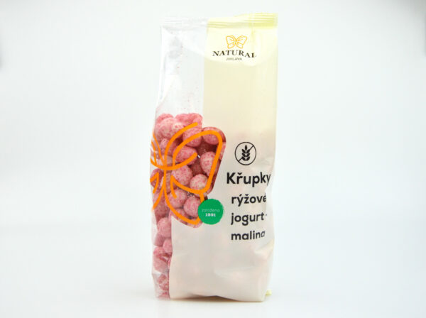 Křupky rýžové jogurt - malina - Natural 140g