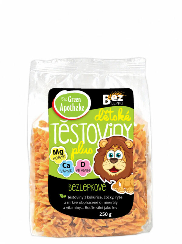 Těstoviny Dětské bezlepkové LEV 250g