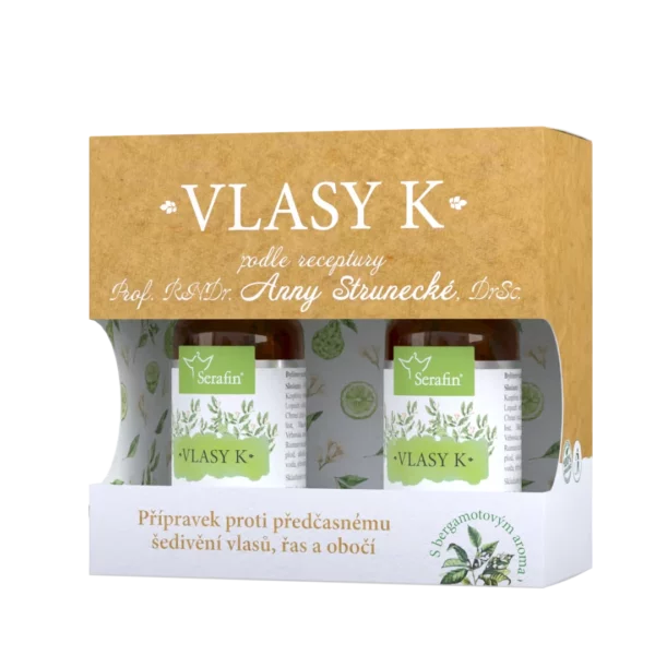 Vlasy K - proti předčasnému šedivění 2x50ml