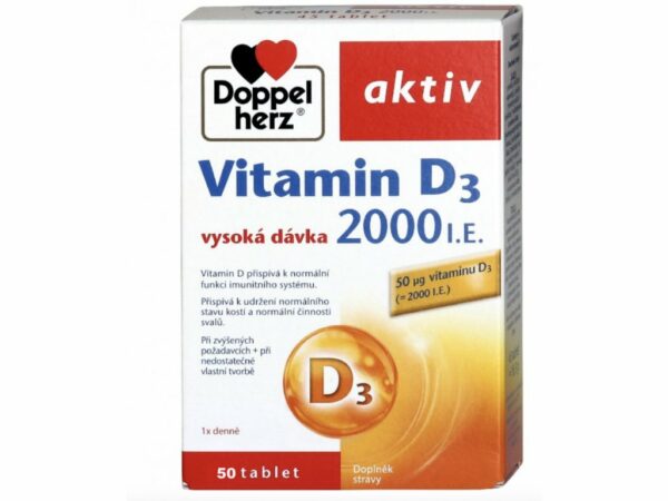 DoppelHerz Vitamin D3 2000 IU