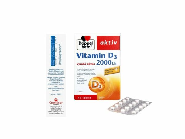 DoppelHerz Vitamin D3 2000 IU - Image 2