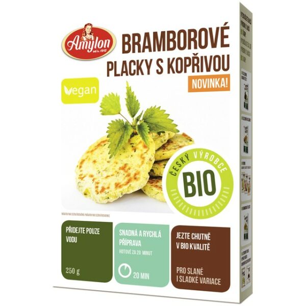 Placky bramborové s kopřivou 250 g BIO AMYLON