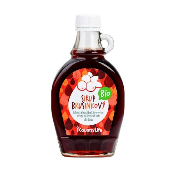 Brusinkový sirup bio 250ml