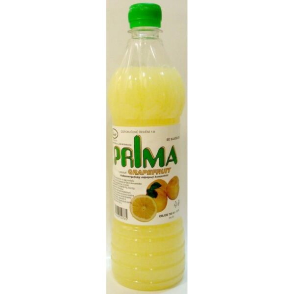 Šťáva – grapefruitová PRIMA se sladidlem 700ml