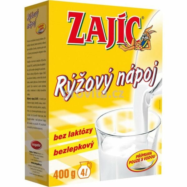 Zajíc Rýžový nápoj-krabička bezl. 400g MOGADOR