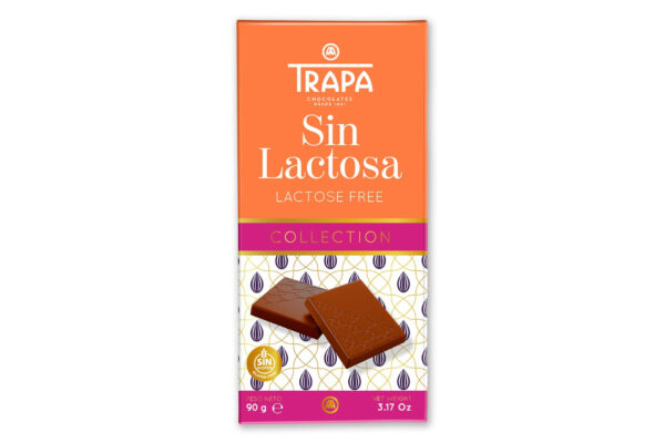 Čokoláda mléčná bez laktózy - TRAPA 90g