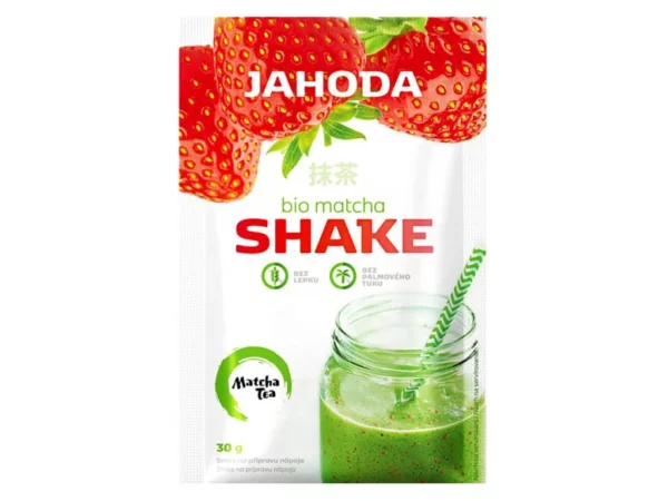 Shake matcha jahoda bezl. 30g BIO MATCHA TEA