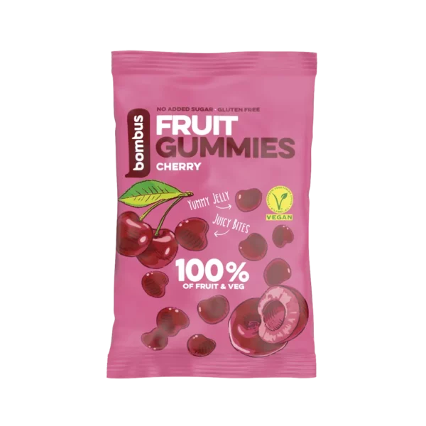 Bombus Fruit Gummies Cherry 35g