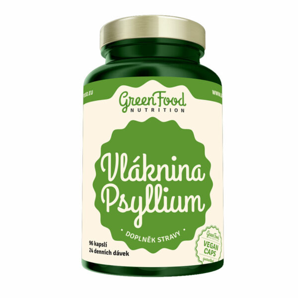 Vláknina Psyllium 96cps GREENFOOD