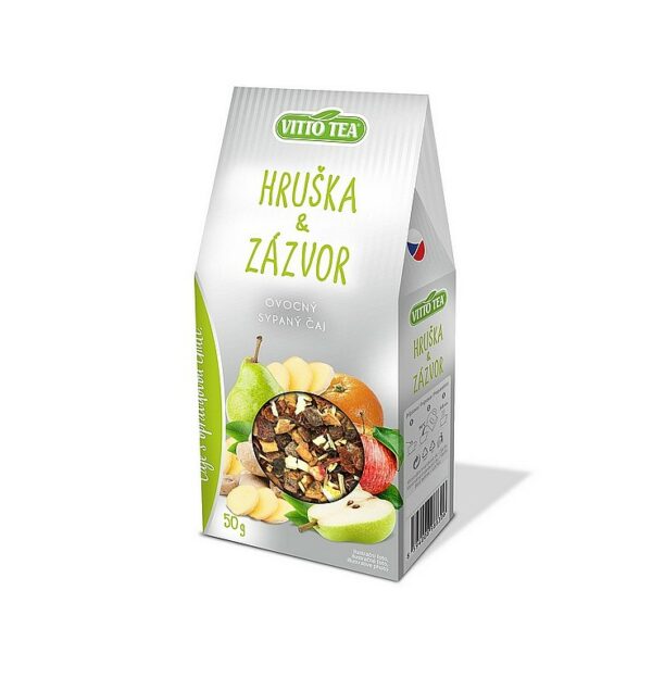 Čaj ovocný Hruška & Zázvor 50g VITTO TEA